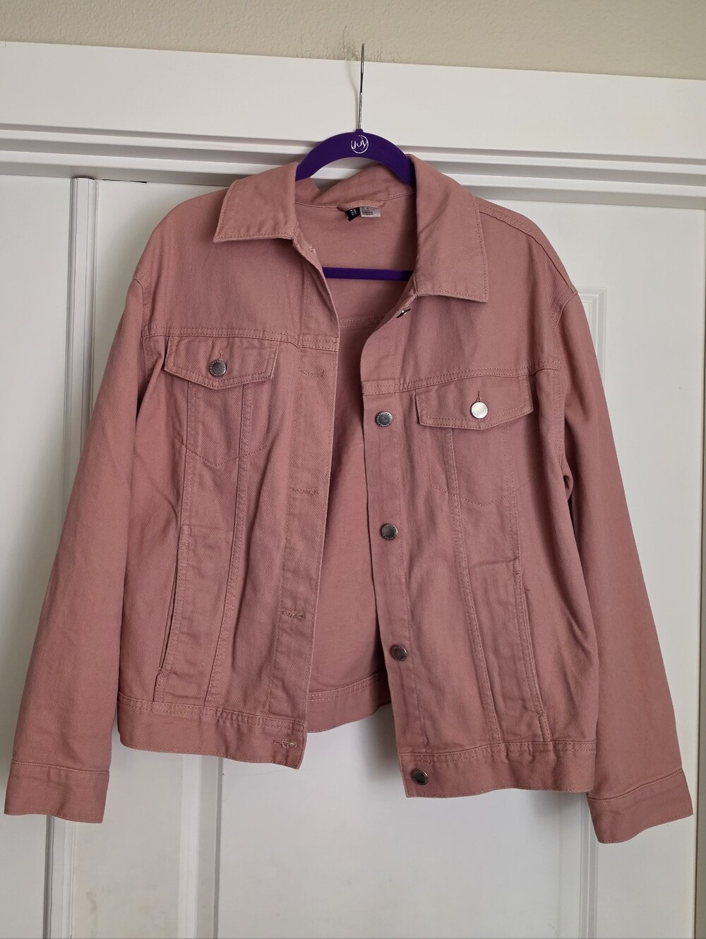 Divided H&M Women's Pink Denim Jacket